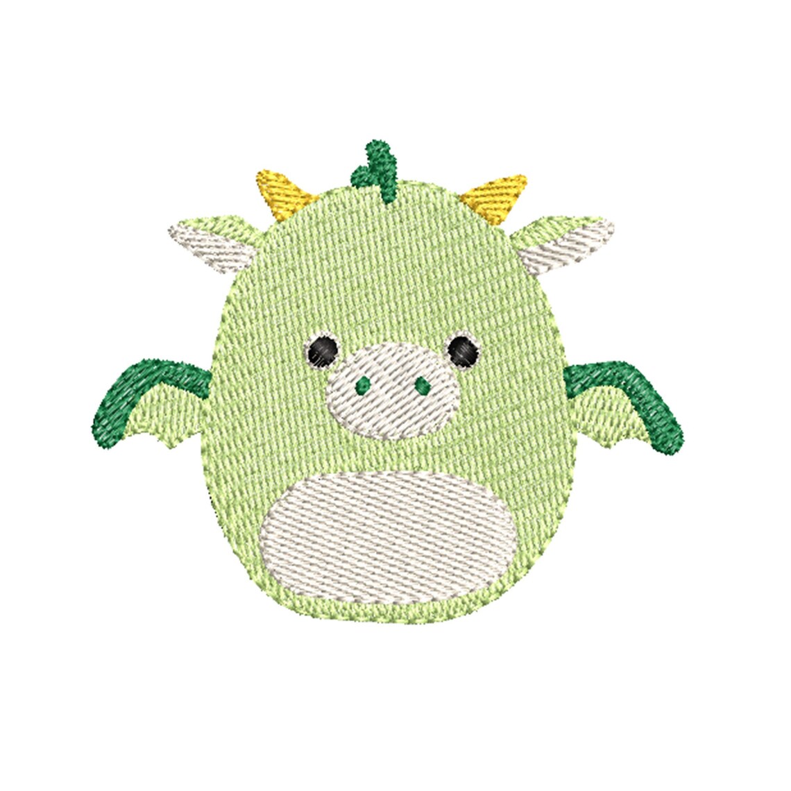 DEXTER Squishmallow Green Dragon Machine Embroidery Design | Etsy
