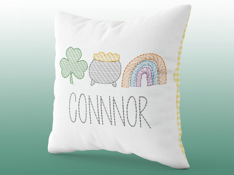 machine embroidery st patricks day