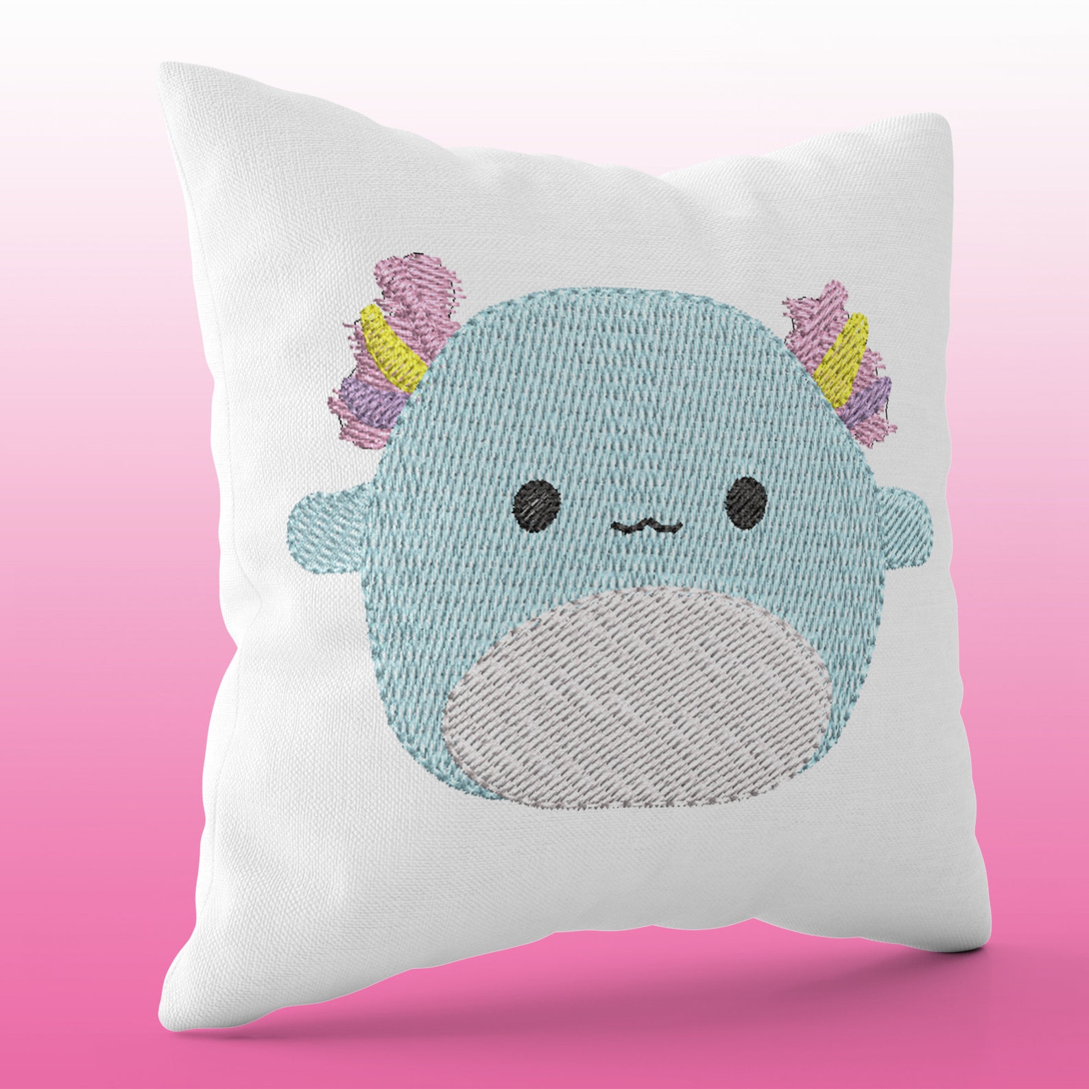 IRINA Squishmallow Axolotl Machine Embroidery Pattern 4x4 - Etsy