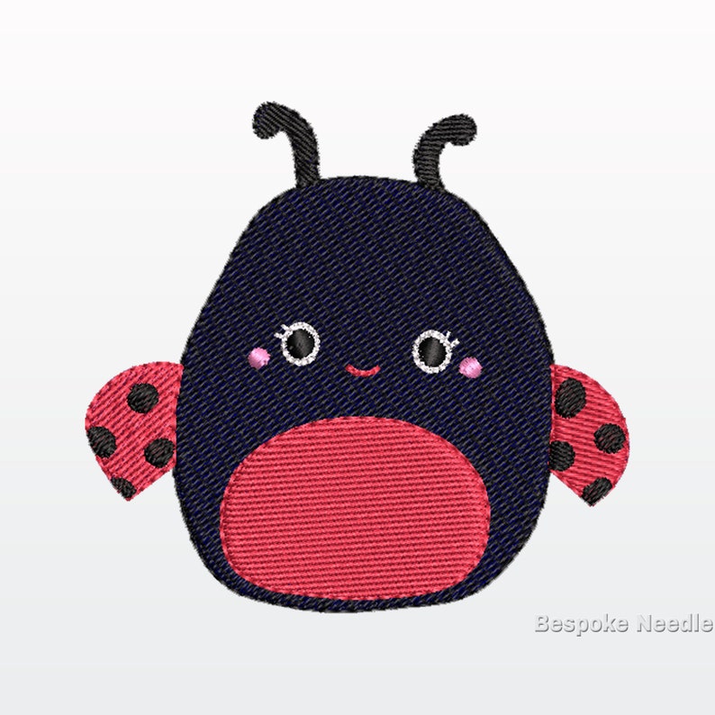 TRUDY Ladybug Squishmallow Embroidery Pattern Machine | Etsy