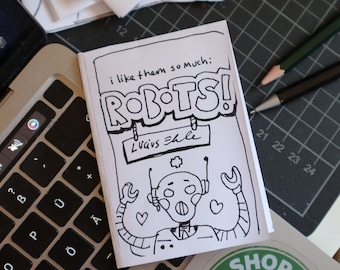 Robots - funny poetry Zines