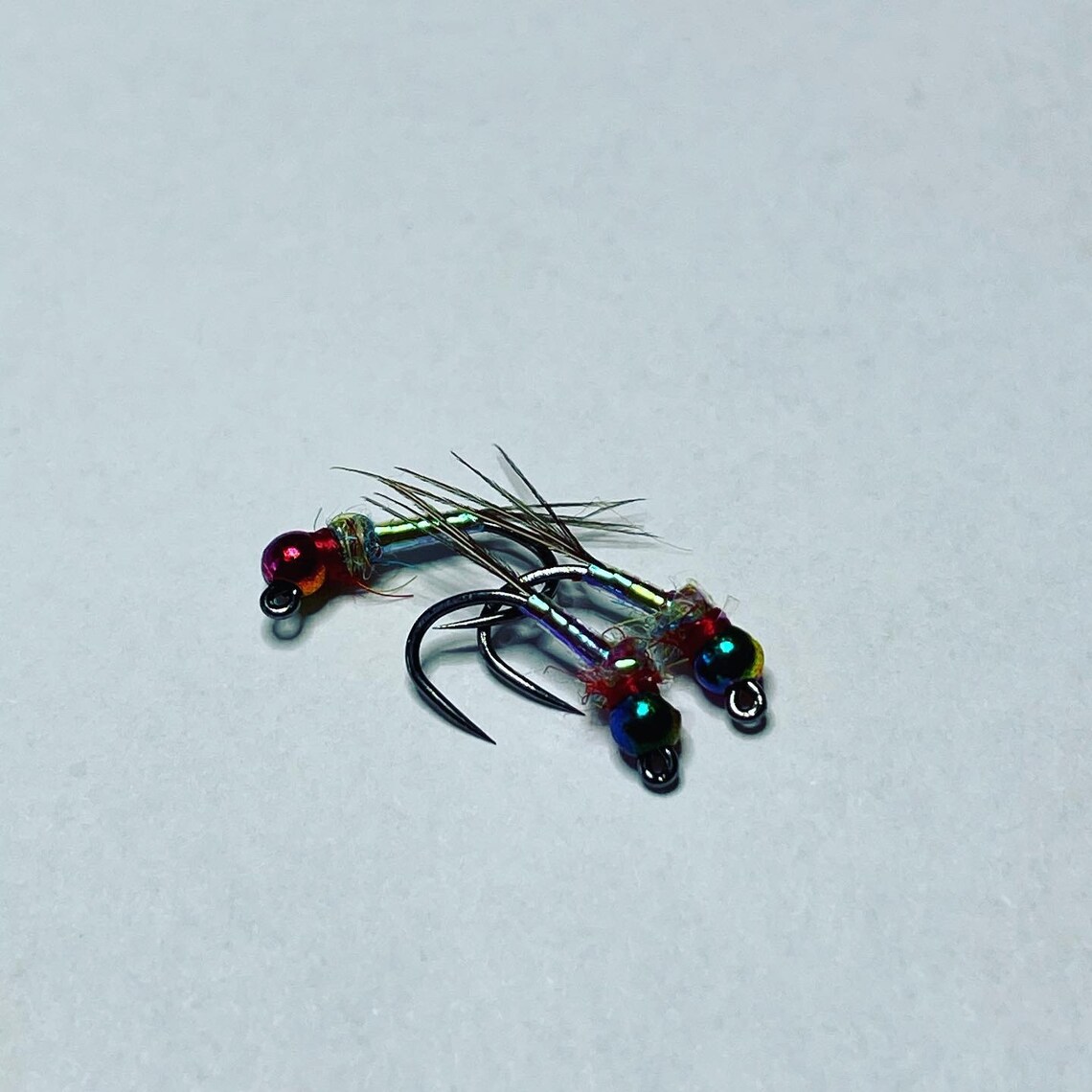 3 rainbow warrior. Euro flies. Euro nymphs. Fly fishing Etsy