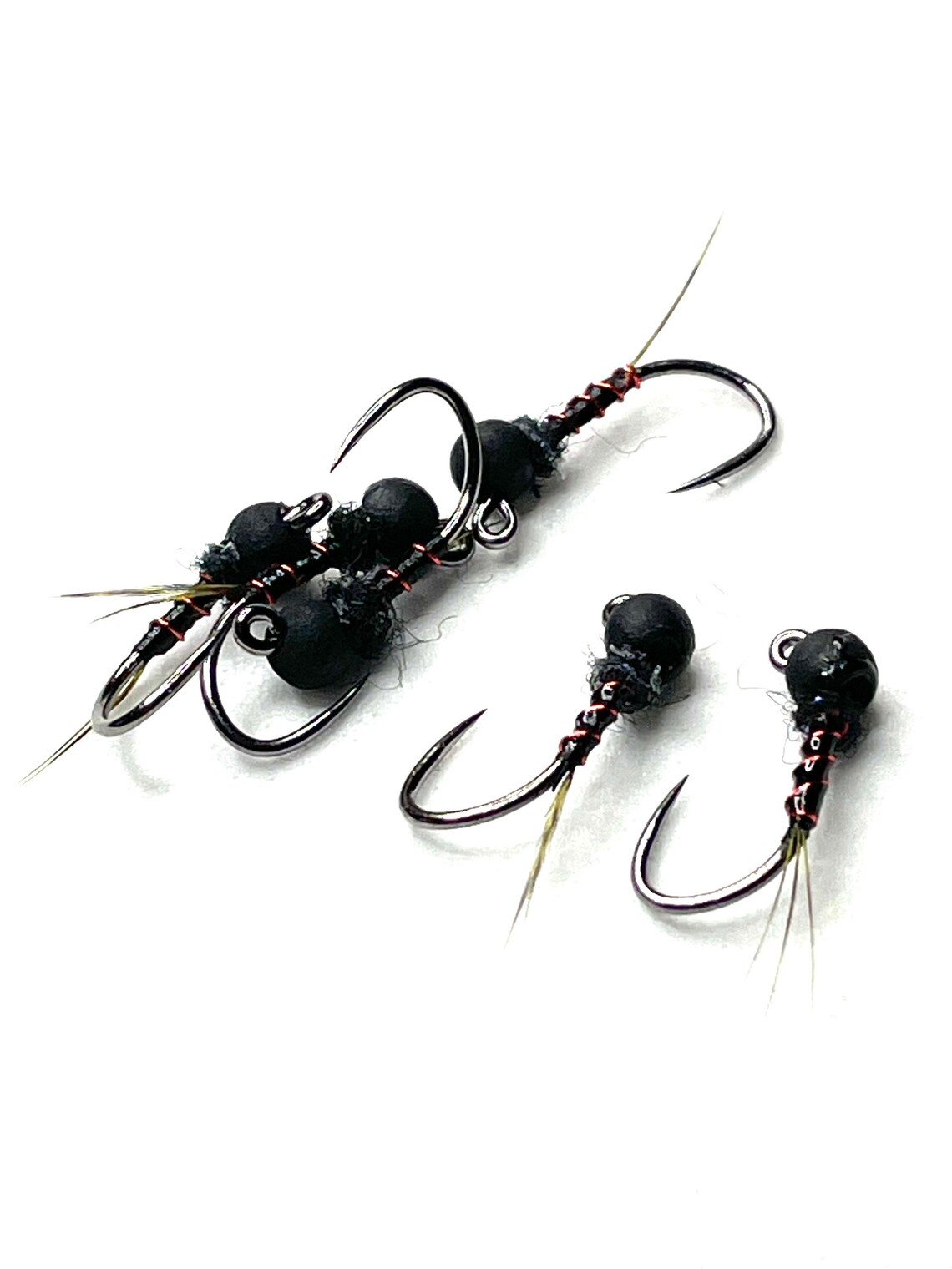 3 thread frenchies. Euro flies. Euro nymphs. Fly fishing Etsy