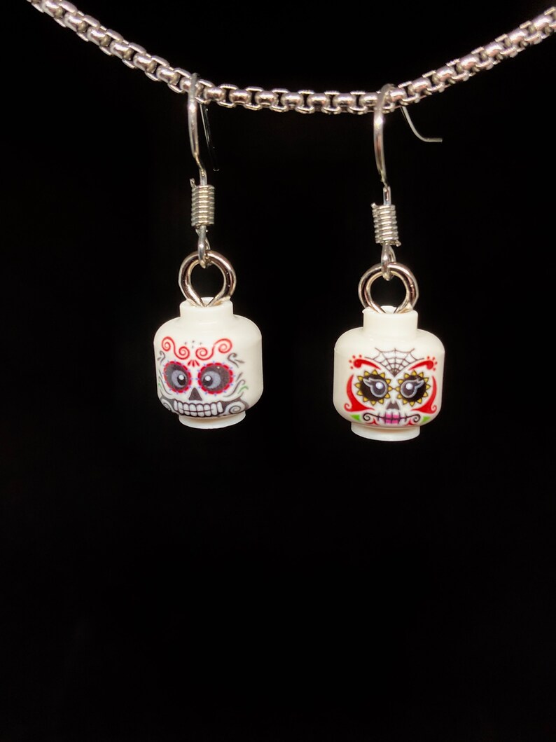 LEGO® Minifigure Heads Day Of The Dead Sugar Skull | Etsy