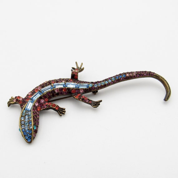 Designer Jay Strongwater, Jewelled Lizard, Gecko … - image 1