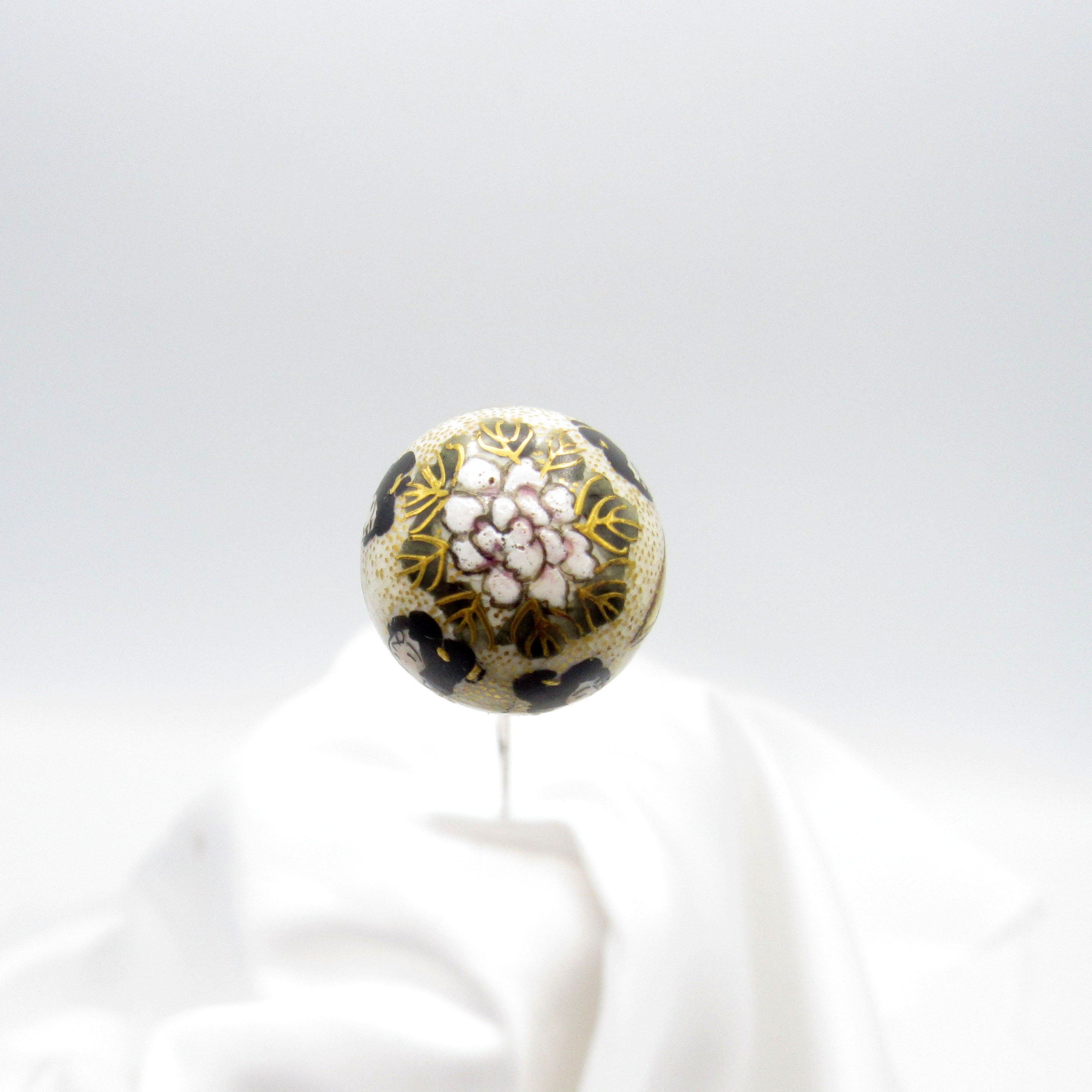 Antique SATSUMA Geisha's, Fan, Child, Hat Pin, Hatpin. - Etsy