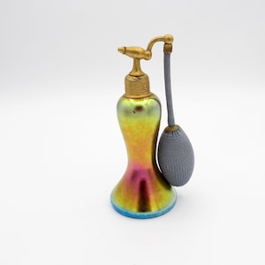 Antique ART GLASS Perfume Atomizer