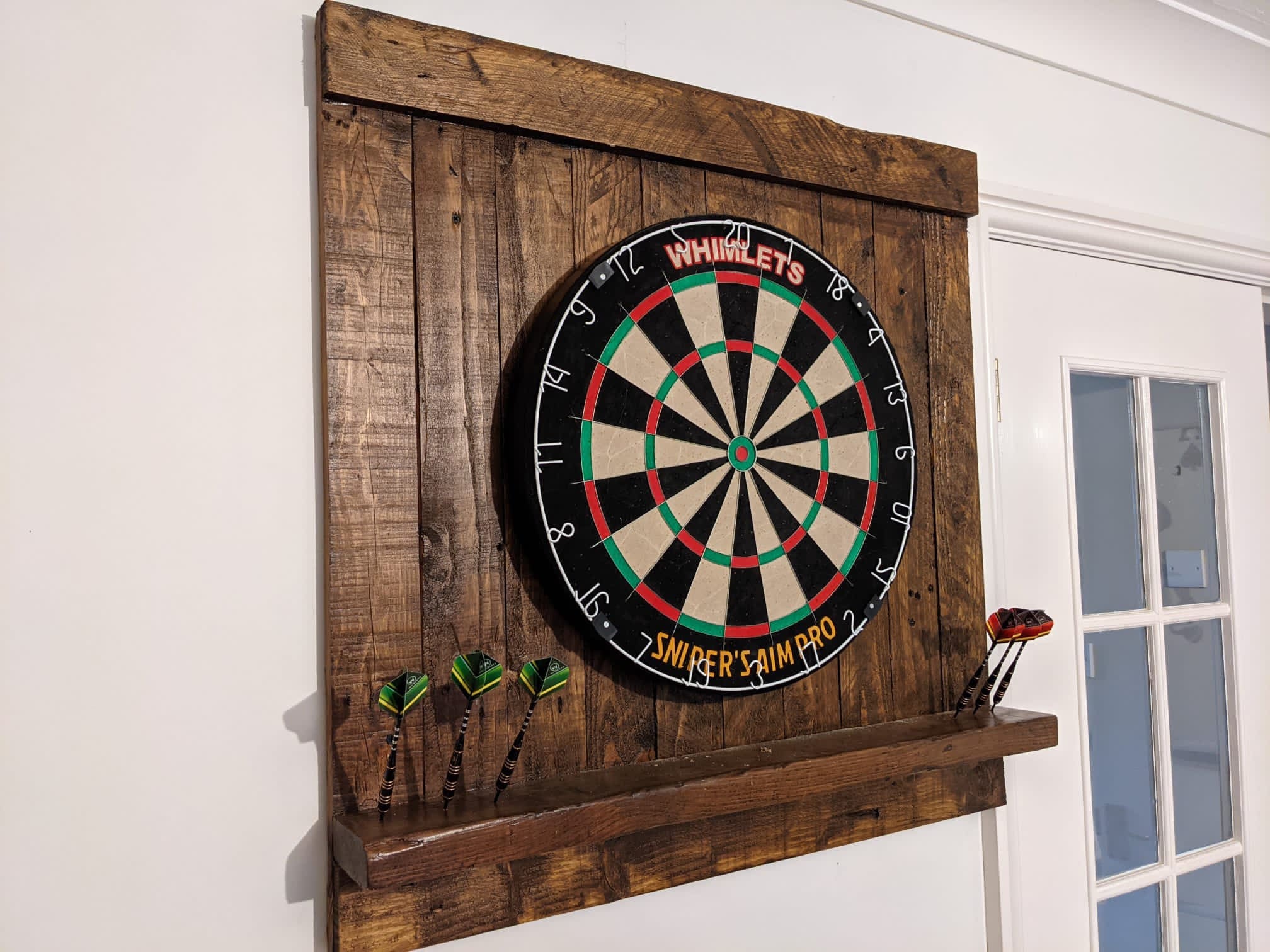 Rustic Dartboard Backboard Etsy UK