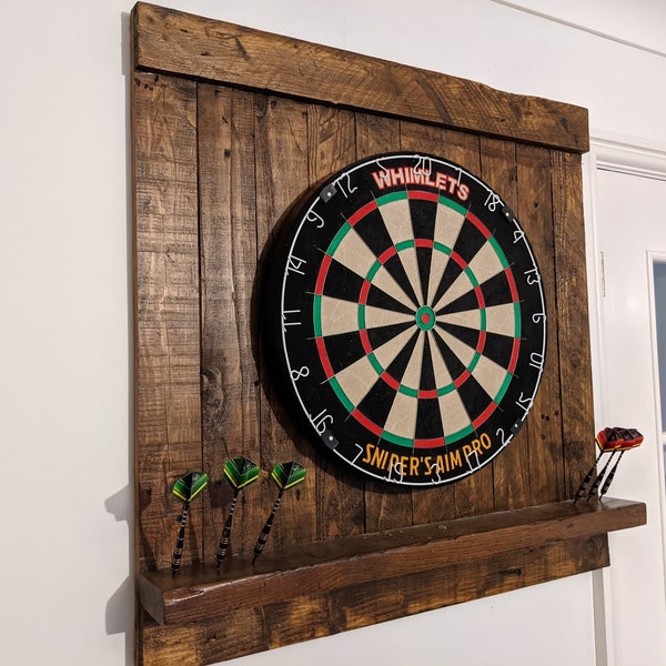 Rustic Dartboard Backboard