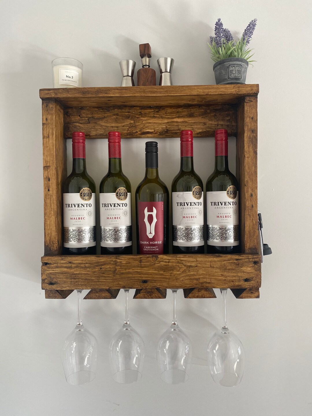 Rustic Wine Rackcrate Rustic Wine Rack - Etsy UK
