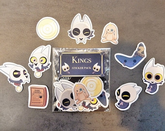 King Clawthorne paper sticker pack