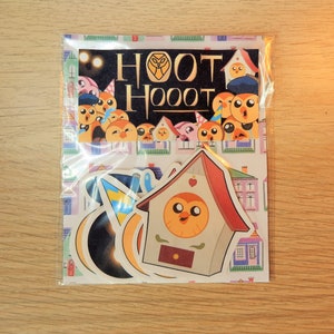 HOOT HOOT Sticker Pack - Etsy
