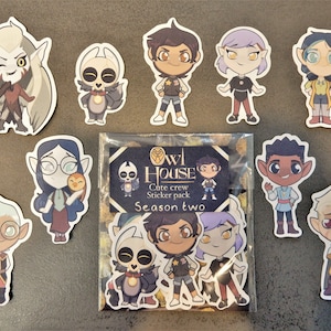 The Owl House Crew Staffel 2 Papier Aufkleber