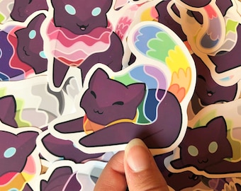 Melog pride vinyl stickers