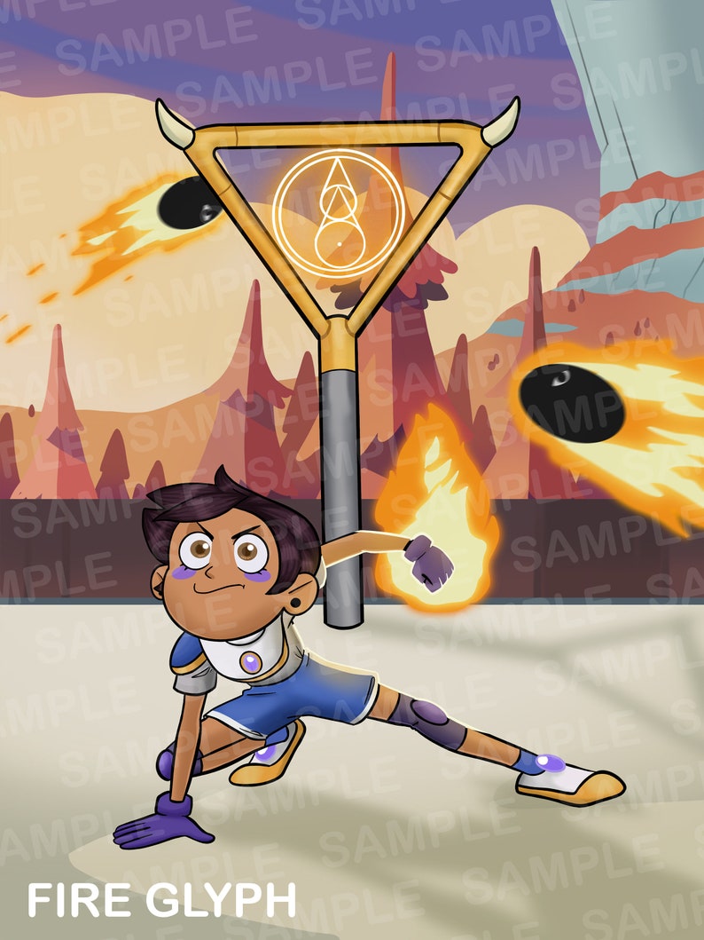 The Owl House Glyph A5 PRINTS pick and choose Etsy