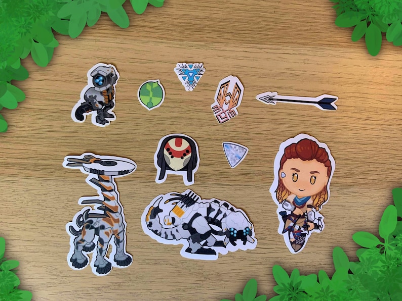 Sticker Hrizon Horizon Zero Dawn Sticker Pack - Etsy
