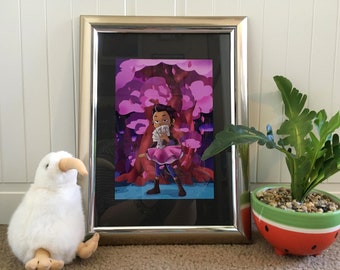 Luz the witch A5 print