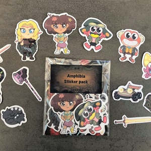 Amphibia sticker pack