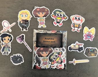 Amphibia sticker pack