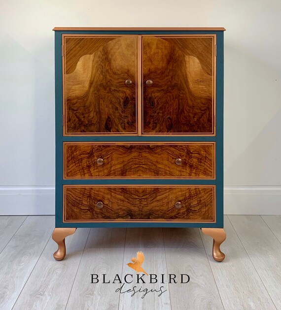 Vintage style drinks sale cabinet