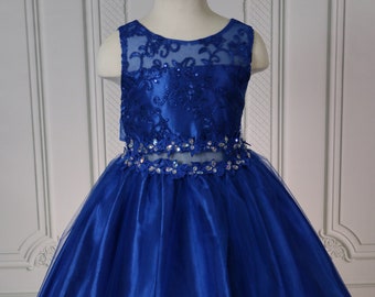 2t blue dress