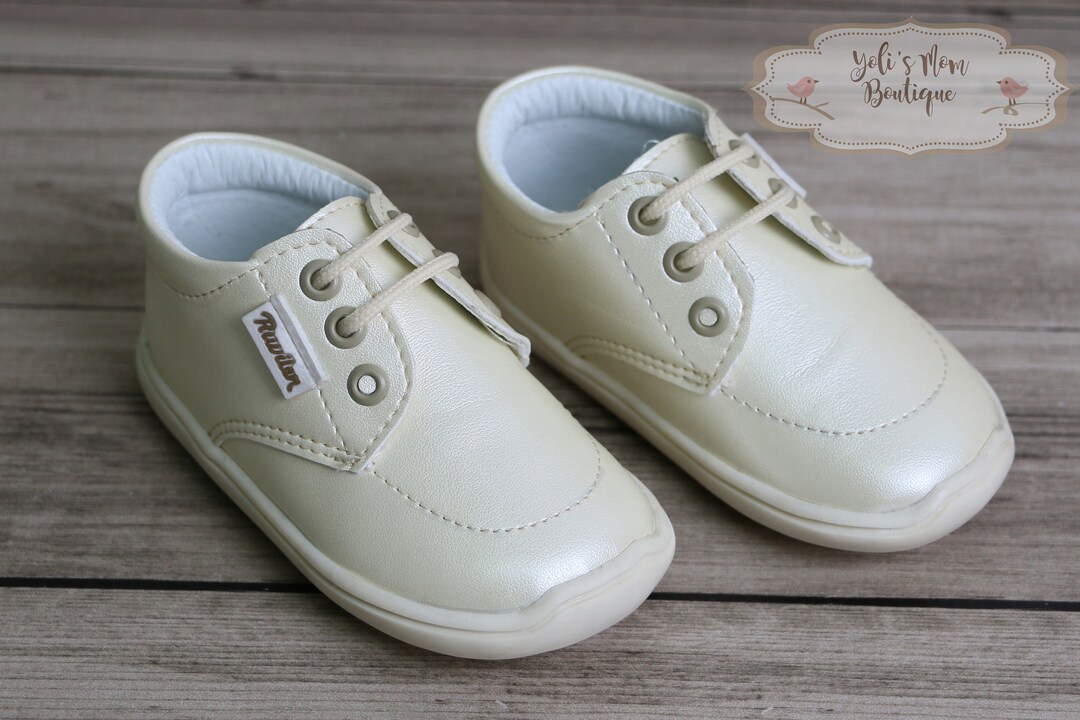 FAST SHIPPING Ivory Baby Shoes Plain Leather Shoes Etsy