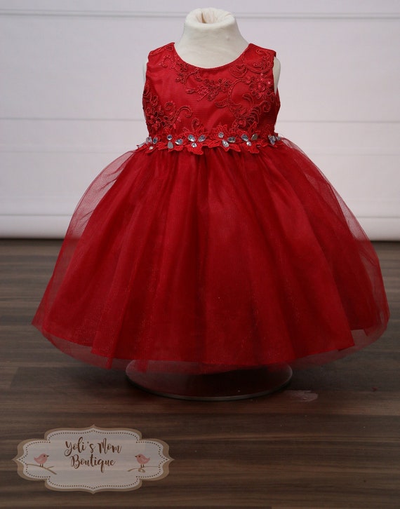 FAST SHIPPING Red Baby Dress Baby Girl Dress Toddler Girl - Etsy Singapore