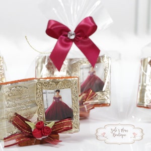 FAST SHIPPING!!! 12 Pcs Quinceañera Souvenirs in Spanish, Quinceañera Memoirs for All Themes, Souvenirs and Favors for Quinceañeras