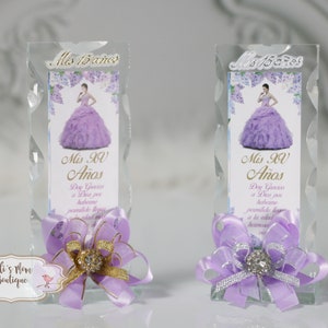FREE SHIPPING!!! 12 pcs Quinceañera Souvenirs, Quinceañera Souvenirs, Memoirs for Quinceañeras, Beautiful Favors
