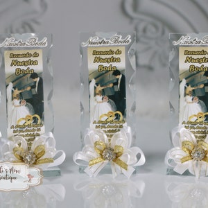 FREE SHIPPING!!! 12 pcs Wedding Favors, Souvenirs for Weddings, Recuerdos para Boda, Recuerdos de Boda Beige y Blanco, Beautiful Souvenirs
