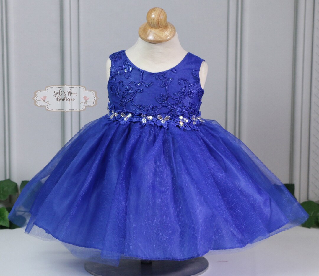 FAST SHIPPING Blue Baby Dress Baby Girl Dress Toddler Etsy