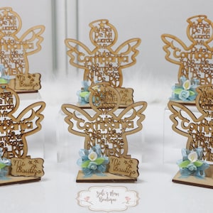 SNELLE VERZENDING!!! 12 stuks houten geschenken, doopgunsten, doopgeschenken, doopsouvenirs, doopsouvenirs, detail voor gasten