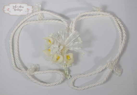 Weißes Hochzeits-Lasso Seil – Traditionelles Lazo Für Kirchliche Trauung & Handfasting