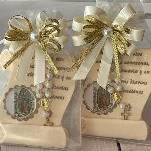 FAST SHIPPING!!! Beautiful 12pcs. Souvenirs for Guests in Spanish, Favors for the Faithfully Departed, Rest in Peace Favors, Recuerdo!!