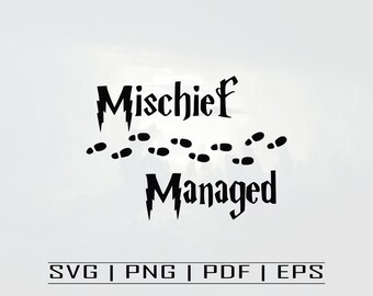 Download Mischief Managed Svg Etsy