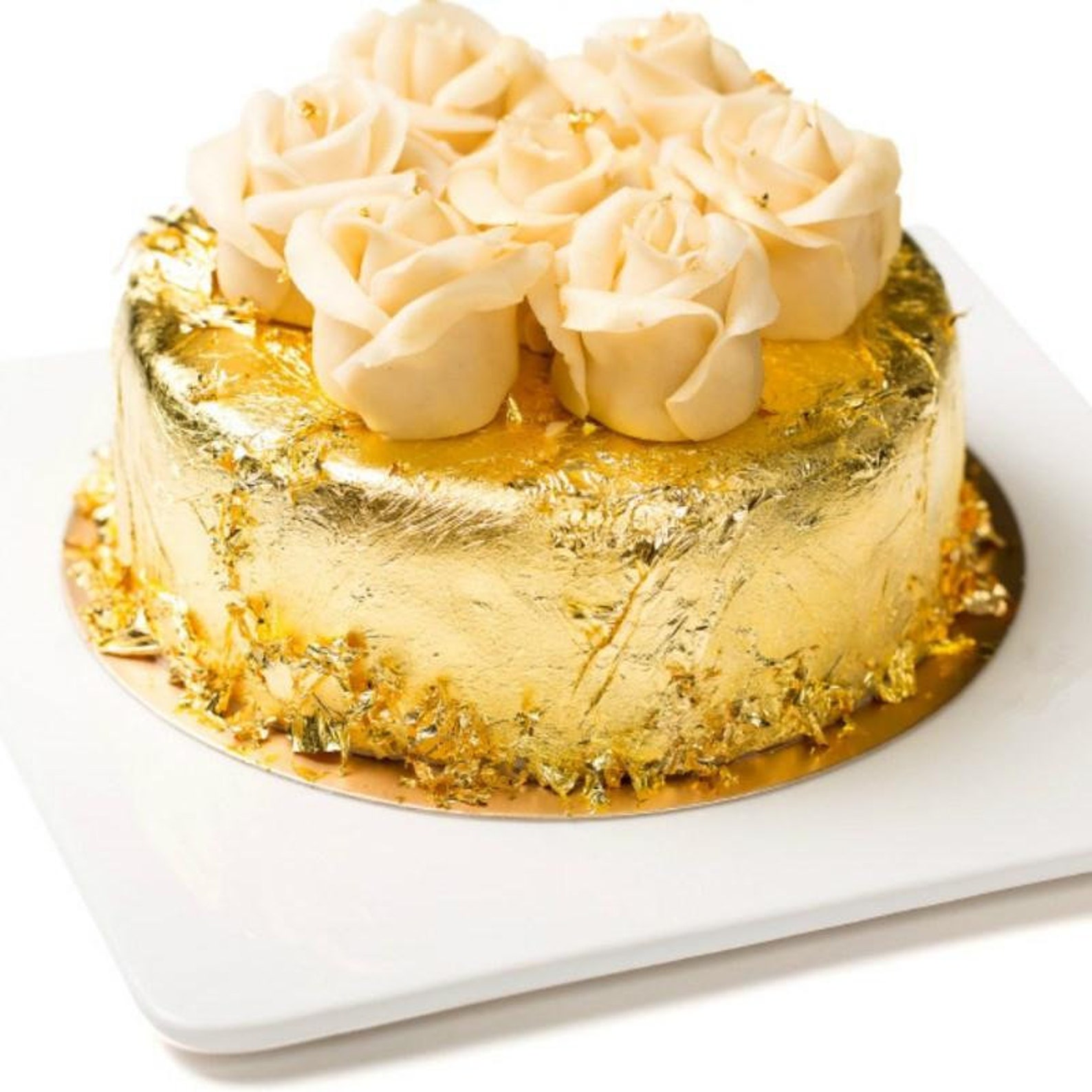 24 Karat Edible Gold Leaf 200 Sheets 4 x 4 cm1.5x1.5 inches Etsy