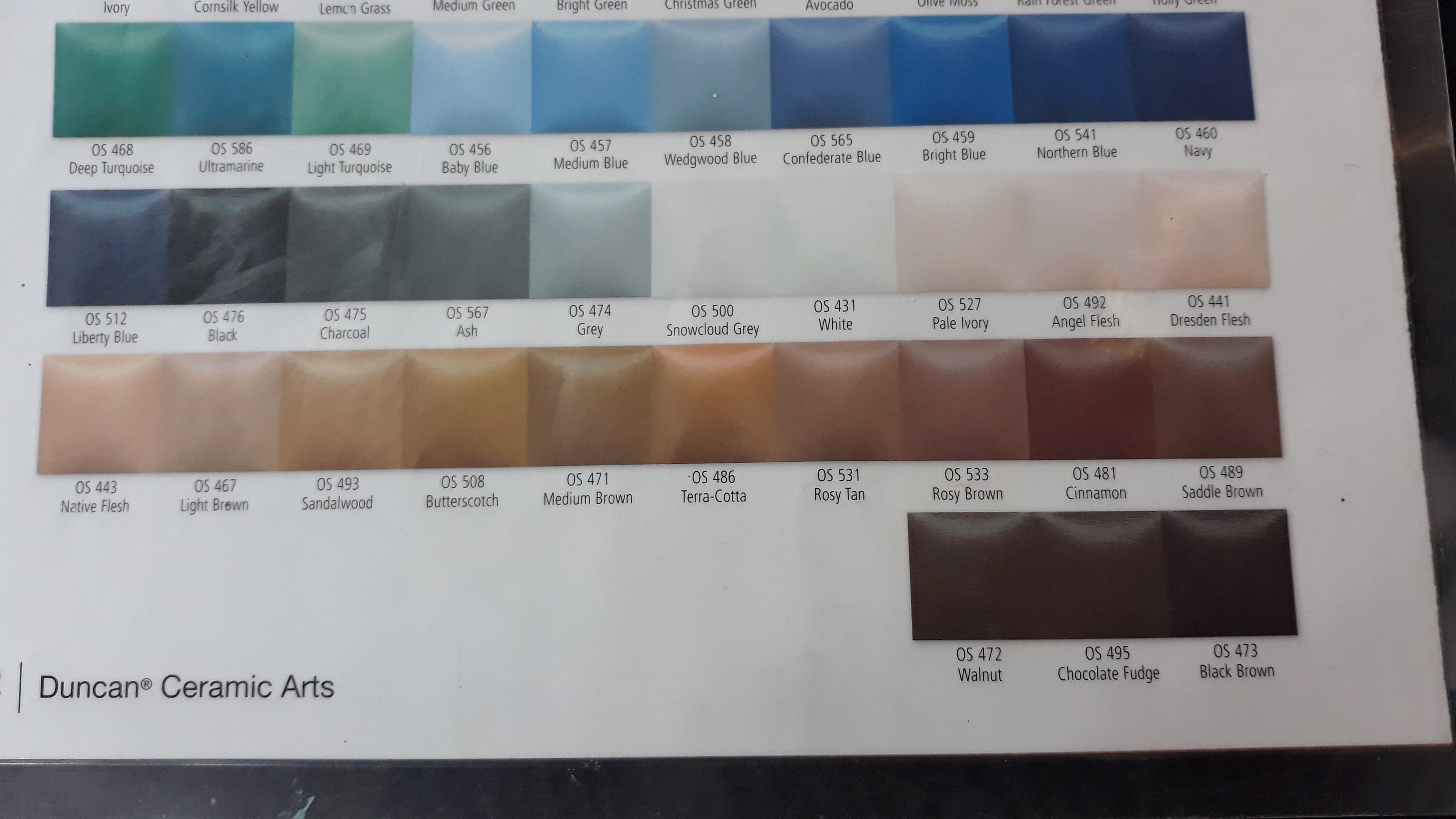 Duncan Bisqstain Opaque Acrylic Paints Ceramic Bisque Paints Etsy