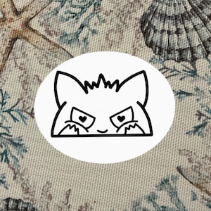 Pegatina de vinilo para parachoques de Gengar Peeker v2