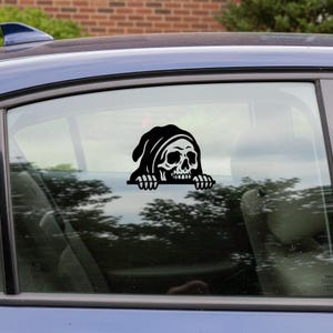 Sticker Grim Reaper Peeker: weerbestendige JDM-vinylsticker