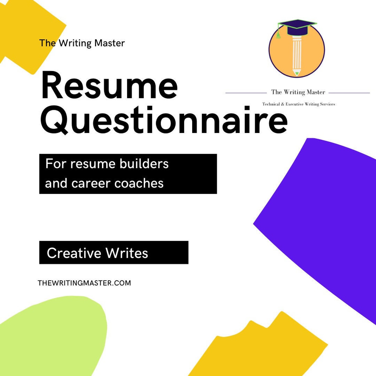 questionnaire for resume writing