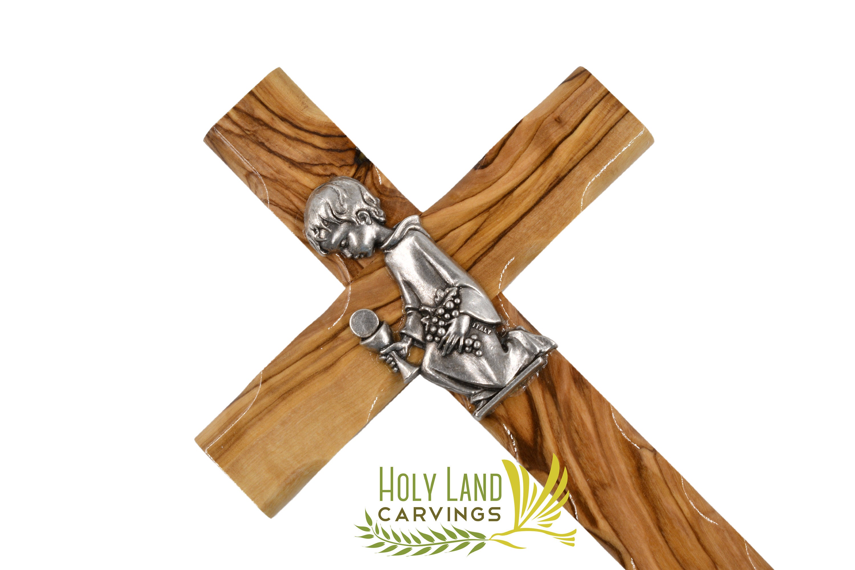 Wall Cross, Wooden Crosses from Bethlehem, 6''-16 CM, Holy Land. Olive Wood  Crucifix. Hanging Home Decor. Religious Gift for Godparents, Grandchildren,  Kids Room Cross, New House, Christmas and Easter Gifts, Grandmother,  Christian