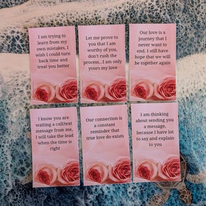 LE MÊME JOUR Messages d'amour de votre personne / Ex / Âme sœur / Flammes jumelles en séparation Lecture de cartes Oracle