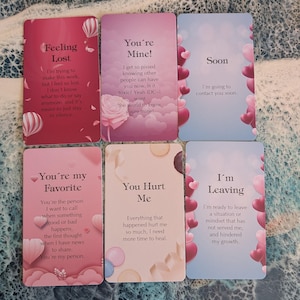 Mensagens de amor no mesmo dia de sua pessoa / ex / alma gêmea / chamas gêmeas em separação Leitura de cartas do oráculo