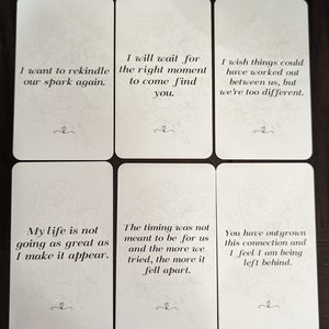 Mensagens de amor no mesmo dia de sua pessoa / ex / alma gêmea / chamas gêmeas em separação Leitura de cartas do oráculo