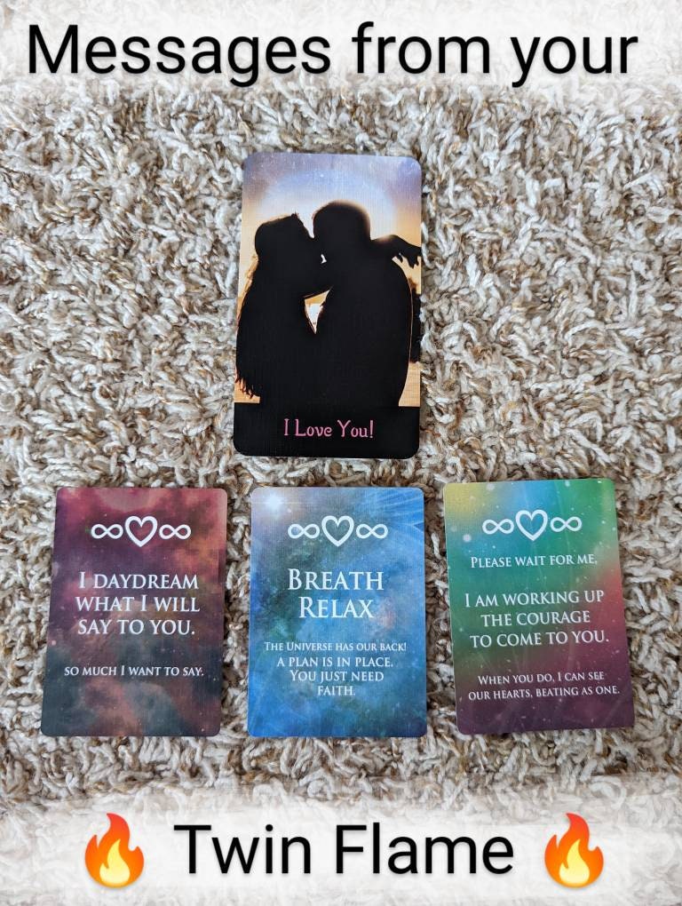 Twin Flame Oracle Card Reading - Daily Love Messages - Etsy