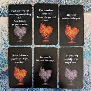 SAME DAY Liebesbotschaften von Ihrer Person / Ex / Seelenverwandten / Twin Flames in der Trennungsorakel Kartenlegung