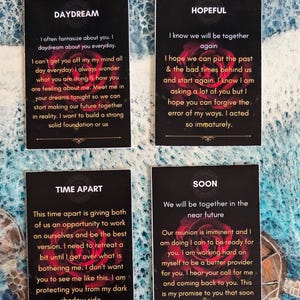 Mensagens de amor no mesmo dia de sua pessoa / ex / alma gêmea / chamas gêmeas em separação Leitura de cartas do oráculo