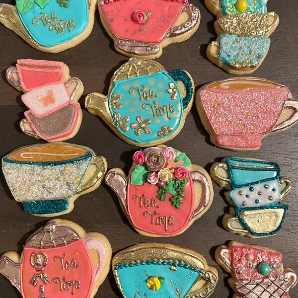 Teacup Cookies Etsy