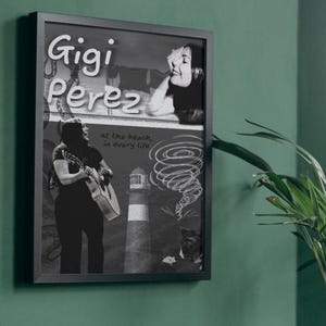 Gigi Perez Digital Collage Poster Druck