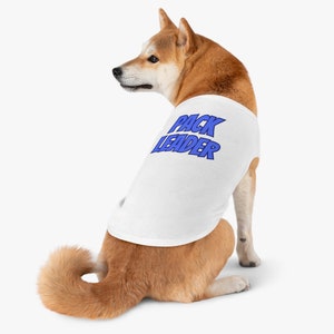 Pet Tank Top - PACK LEADER (blue) - Different Colors Available